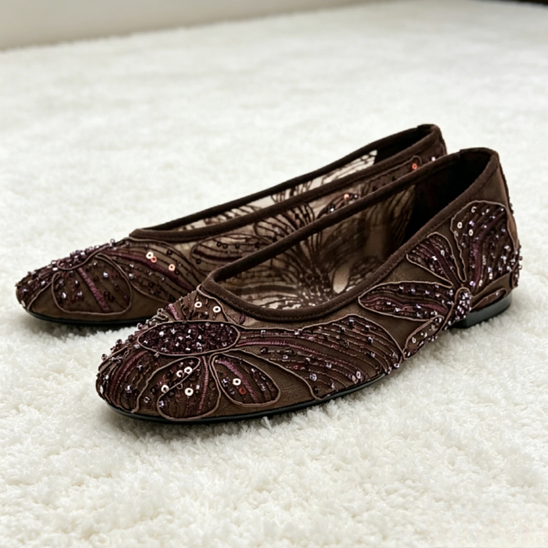 Shoes Women Pumps - Luxury Designer Ballet Flats for Women