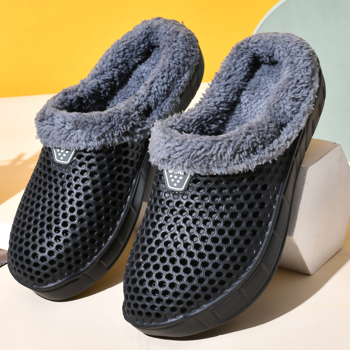 Women Shoes Mules - Couple Style Men's and Women's Cotton