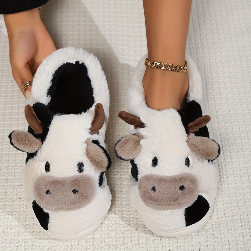 Women'S Shoes For Fall - Soft Cow Slippers for Women -