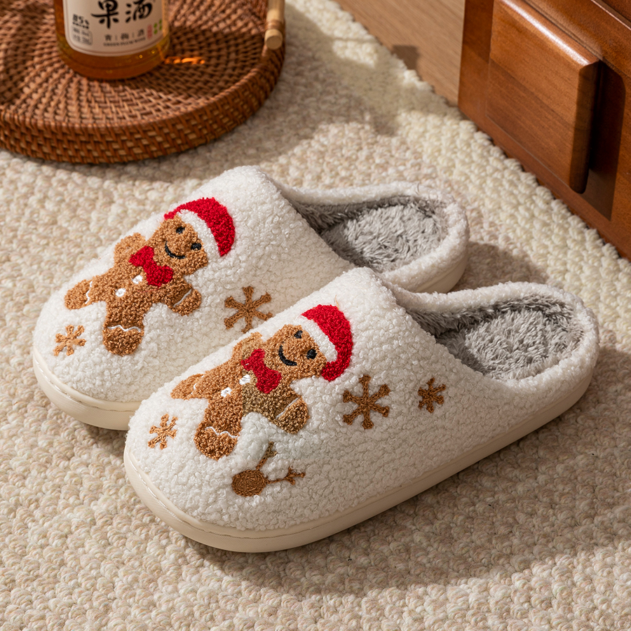 Women'S Shoes For Fall - Winter Women's Warm Christmas Slippers Cute