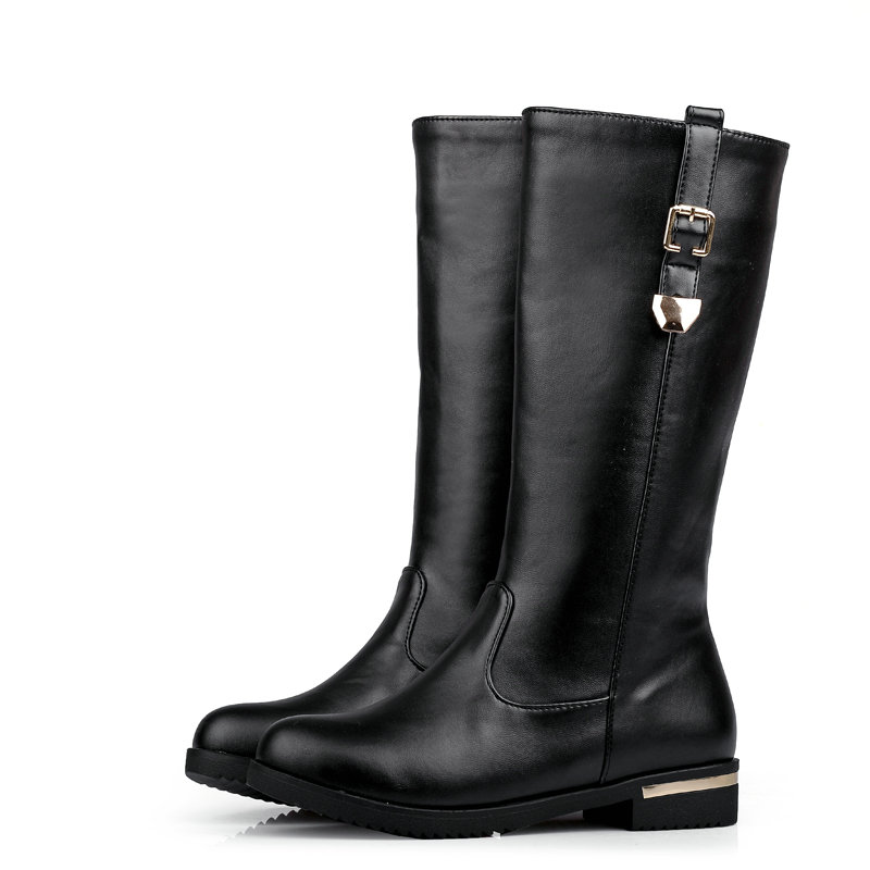 Luxury Soft PU Leather Winter  - مراجعة Women'S Shoes Burgundy وسعره