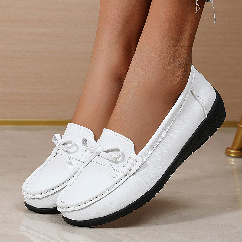 Genuine Leather Women Flats Fa - مراجعة Women'S Shoes Loafers Black وسعره