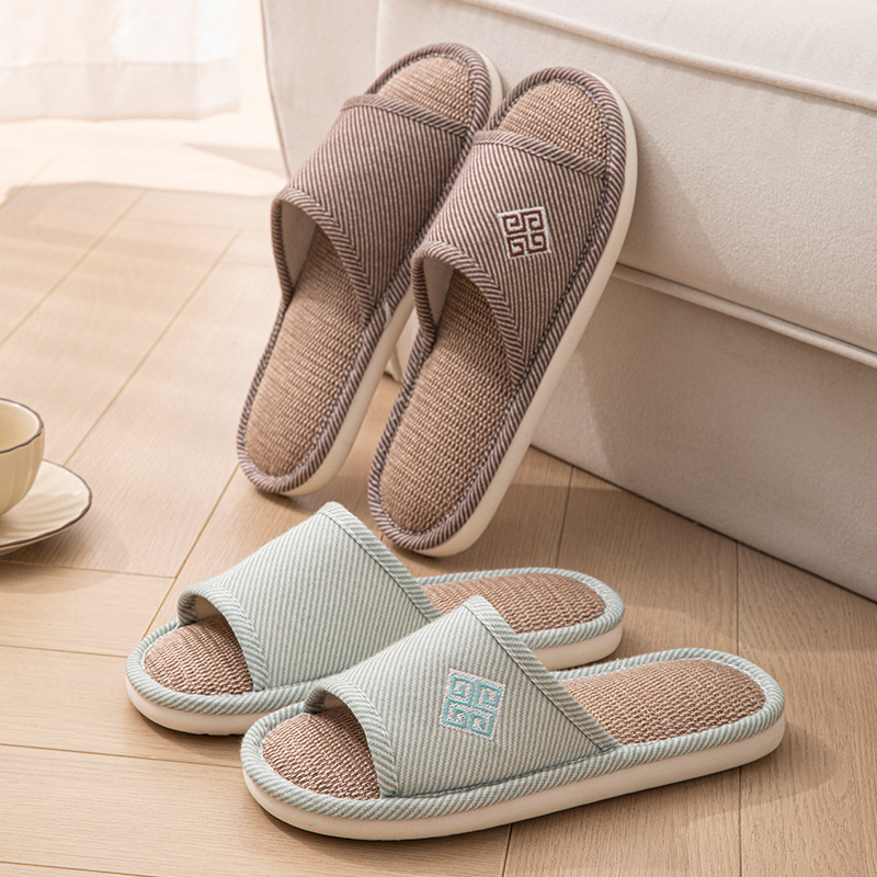 Linen Women Slippers Home Open - مراجعة Women'S Shoes Non Slip وسعره