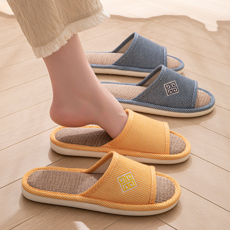 Linen Women Slippers Home Open - مراجعة Women'S Shoes Non Slip وسعره