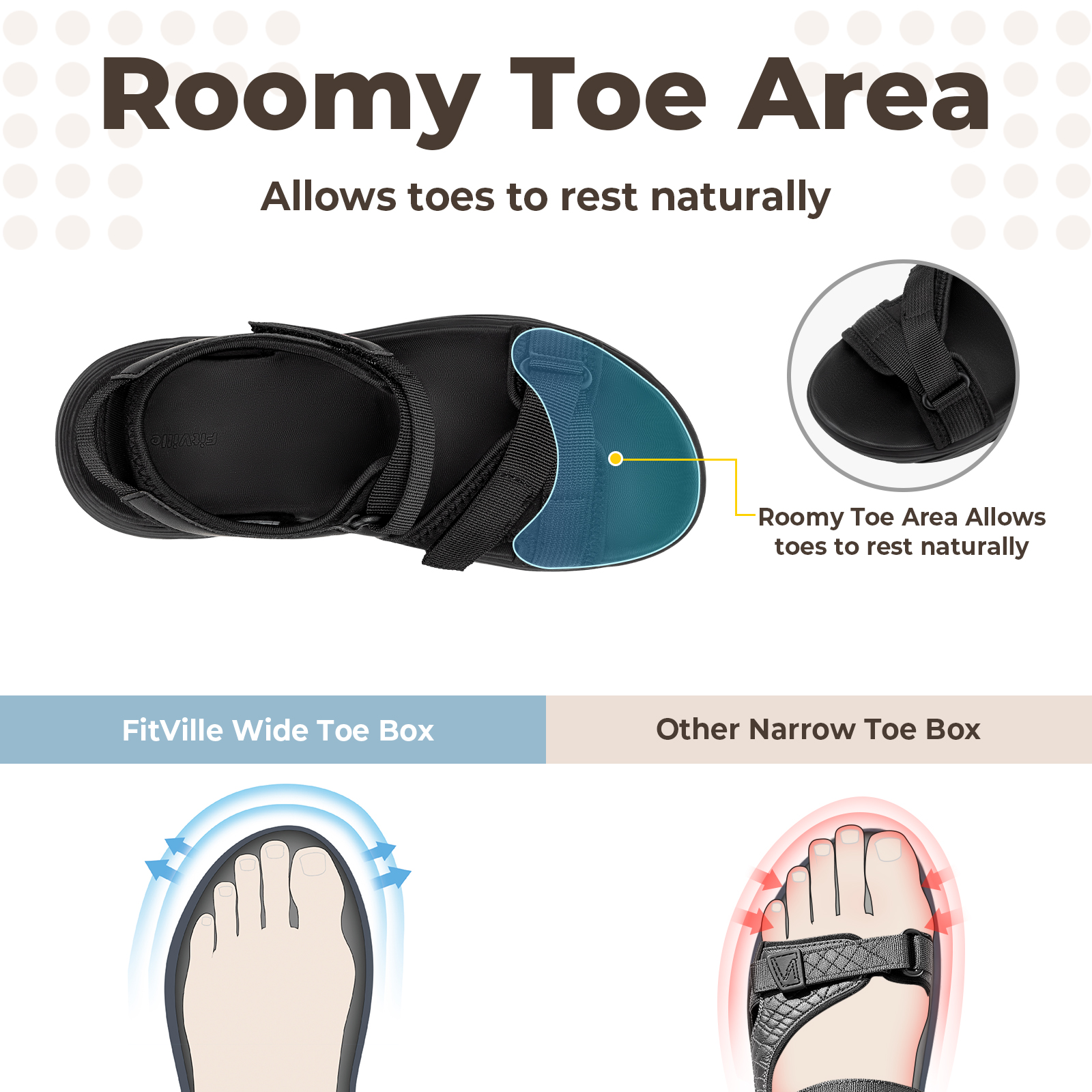 FitVille Women‘s Summer Sandal - مراجعة Women'S Shoes With Arch Support وسعره