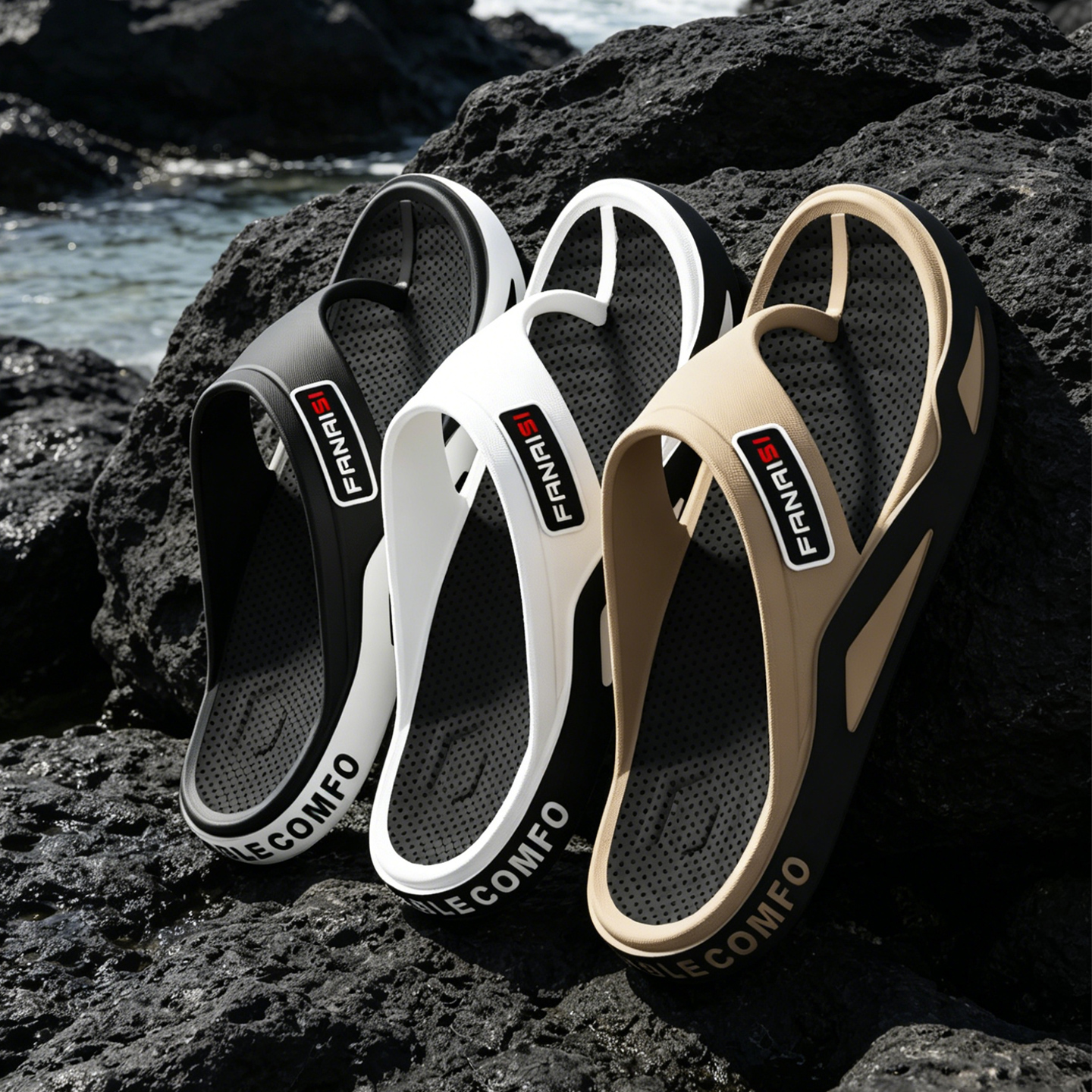 New Men's Summer Sandals, Non- - مراجعة Thong Flat Sandal وسعره