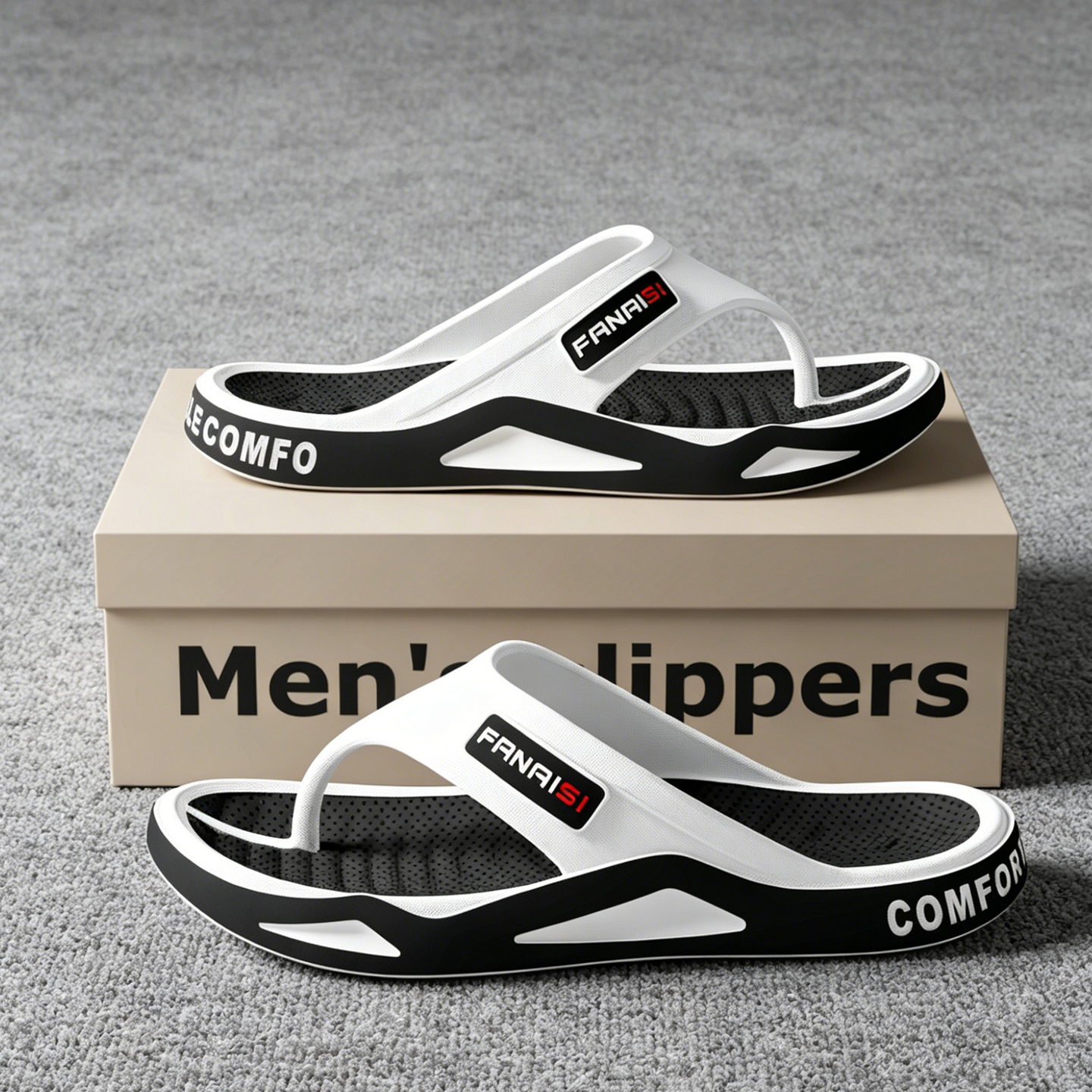 New Men's Summer Sandals, Non- - مراجعة Thong Flat Sandal وسعره