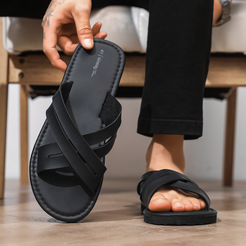 Men's Flat Bottom Sandals Casu - مراجعة Thong Flat Sandal وسعره