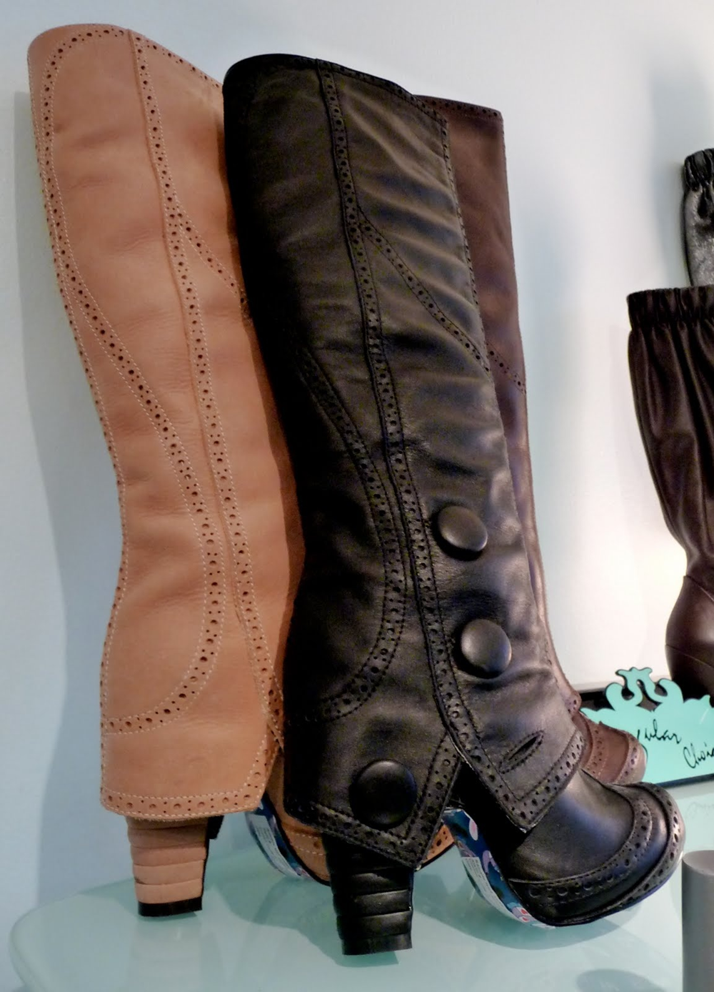 Design Leather Slouch Knee-Hig - مراجعة Knee High Boots Women وسعره