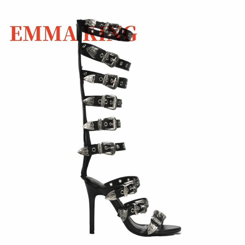 Womens Round Toe High Heels Ba - مراجعة Knee High Boots Women وسعره