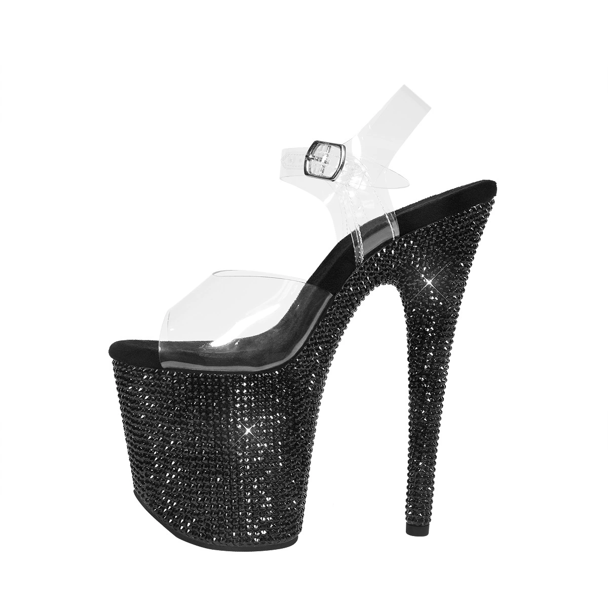 20cm 8Inches Diamond Stripper  - مراجعة Thong Flat Sandal وسعره