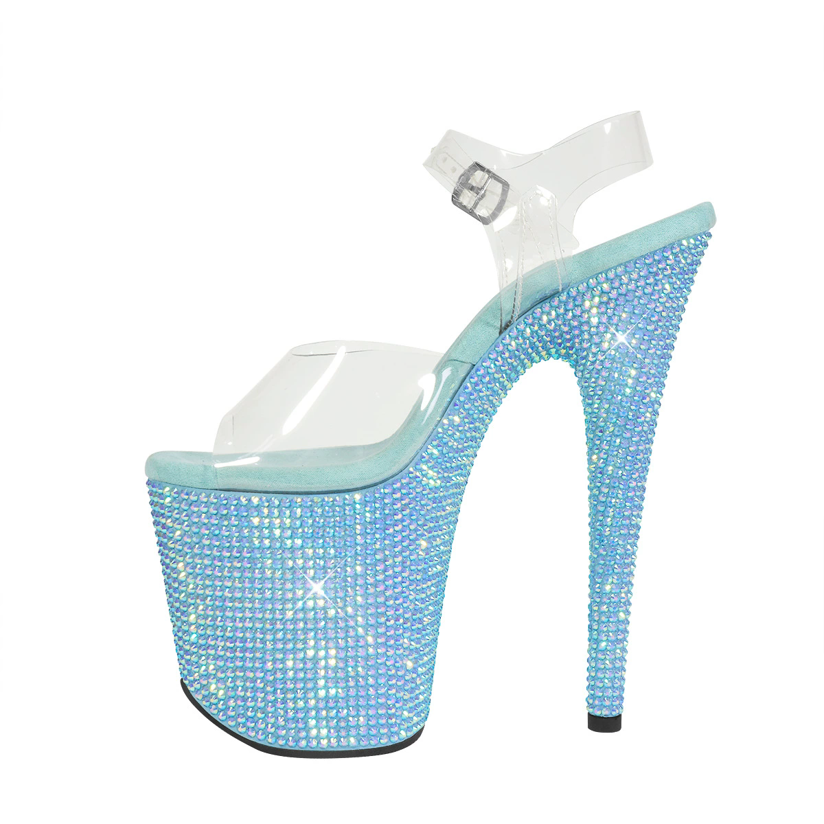 20cm 8Inches Diamond Stripper  - مراجعة Thong Flat Sandal وسعره