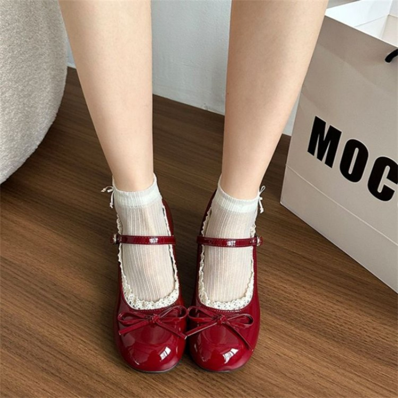 2026 Spring/Fall Women's High- - مراجعة Women'S Shoes Burgundy وسعره