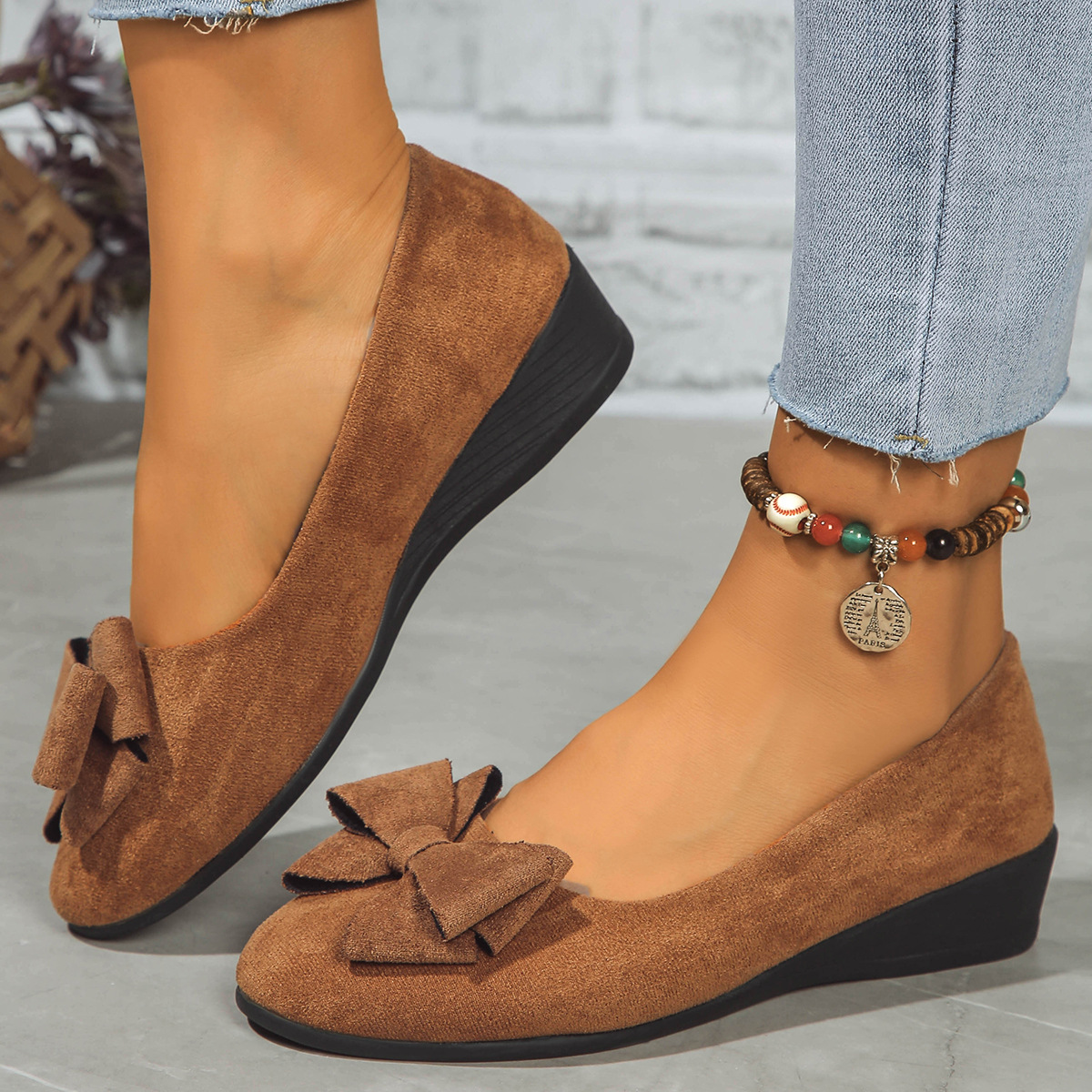 Women's Casual Shallow Mouth S - مراجعة Women'S Shoes Loafers Black وسعره