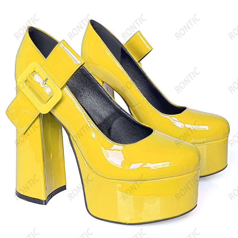 Rontic Handmade Women Platform - مراجعة Women'S Shoes Burgundy وسعره