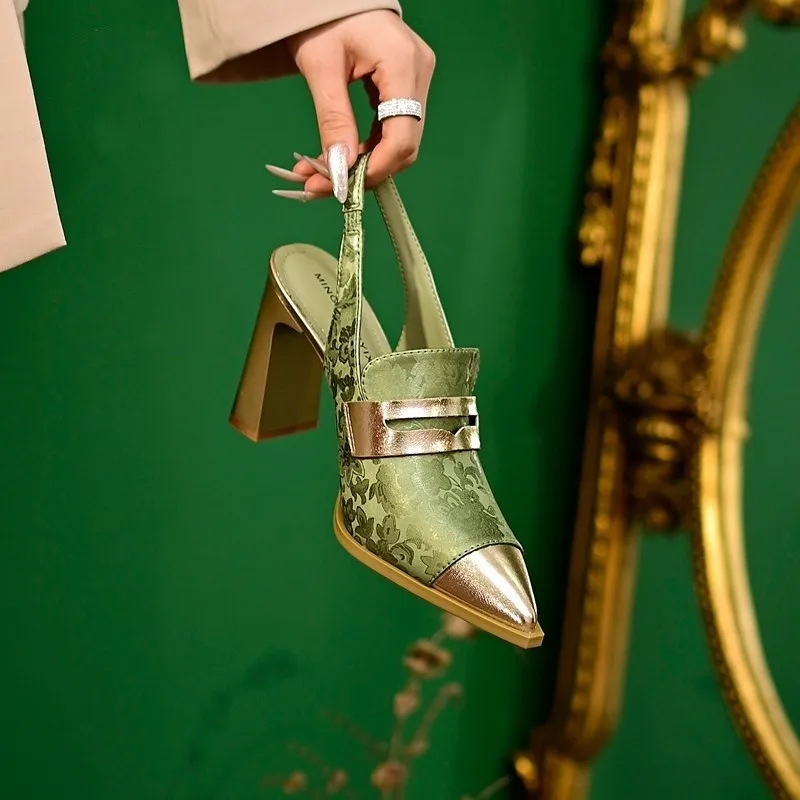 2024 Womens Summer New Printed - مراجعة Women Shoes Mules وسعره