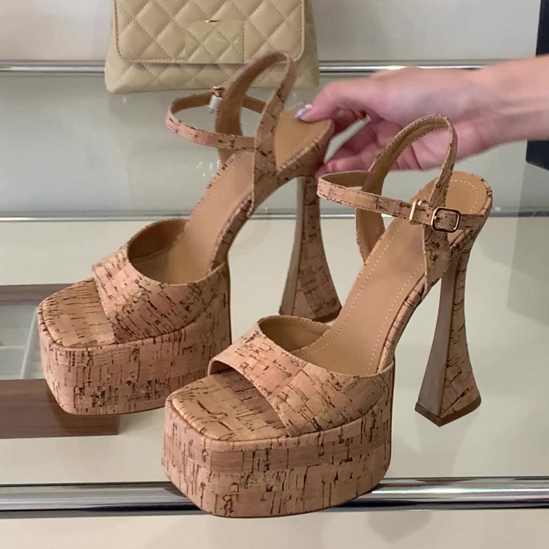 Aneikeh Fashion Cork Waterproo - مراجعة Women Shoes Waterproof وسعره