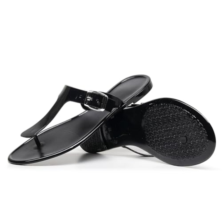 Womens Sandals Jelly Shoes Fli - مراجعة Thong Flat Sandal وسعره