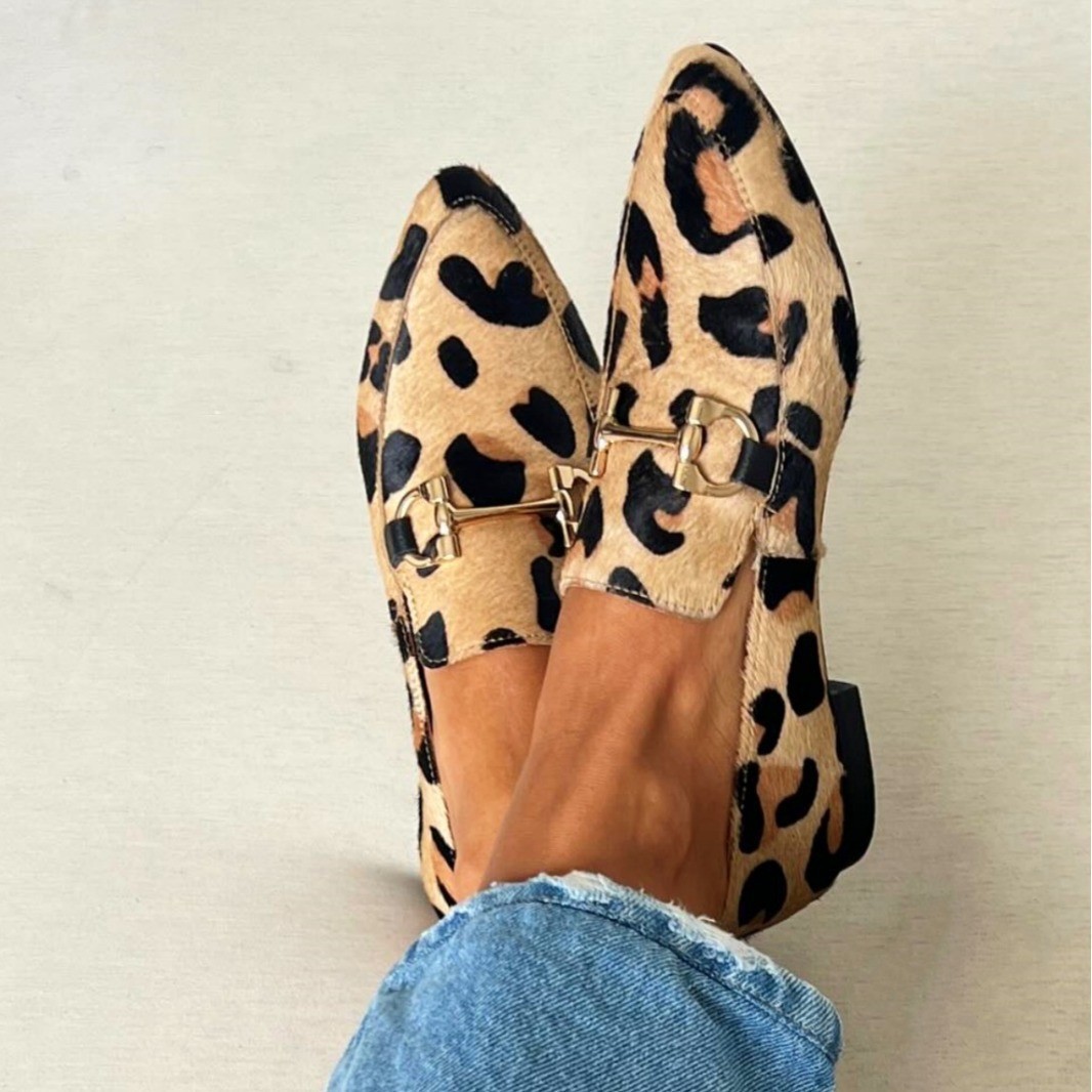 Large Size 40-43 Leopard Print - مراجعة Women Shoes Mules وسعره