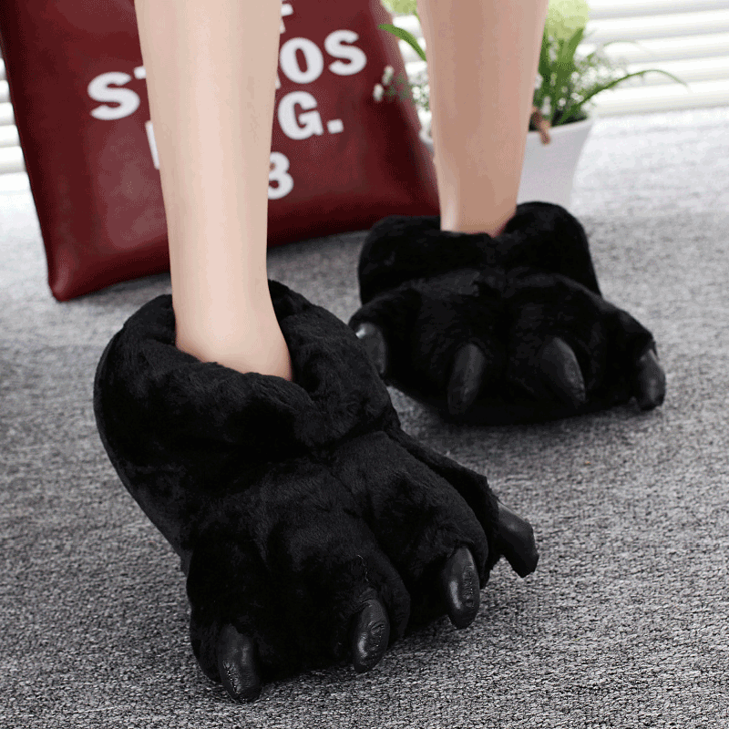 Size 35-43 Black Animal Paw Sh - مراجعة Women Shoes Mules وسعره