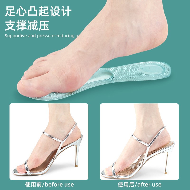 1Pair Silicone Gel Orthopedic  - مراجعة Women'S Shoes High Arch Support وسعره