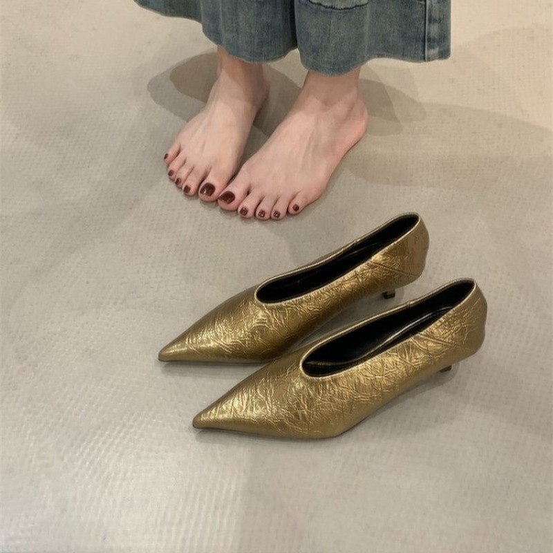 2025 Autumn New Commuter Wind  - مراجعة Shoes Women Pumps وسعره