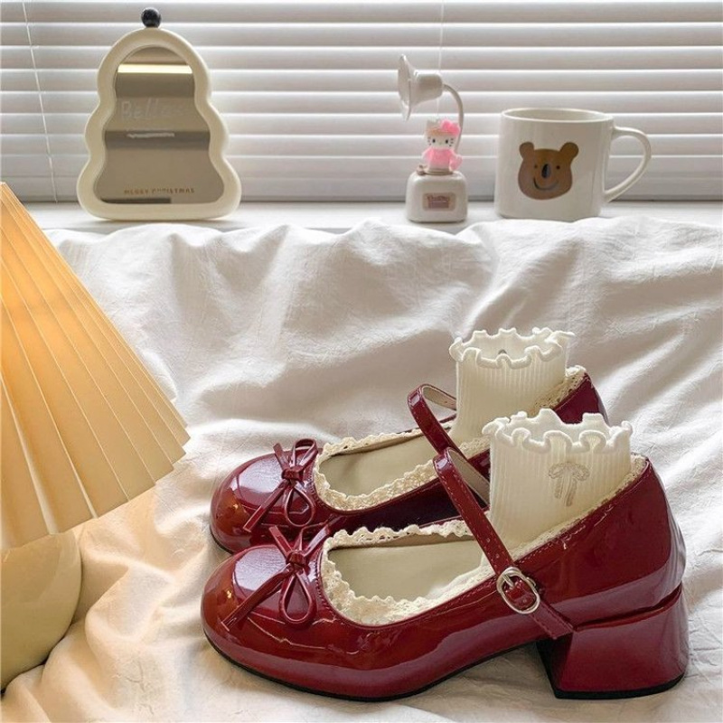 2026 Spring New Women's High-E - مراجعة Women'S Shoes Burgundy وسعره