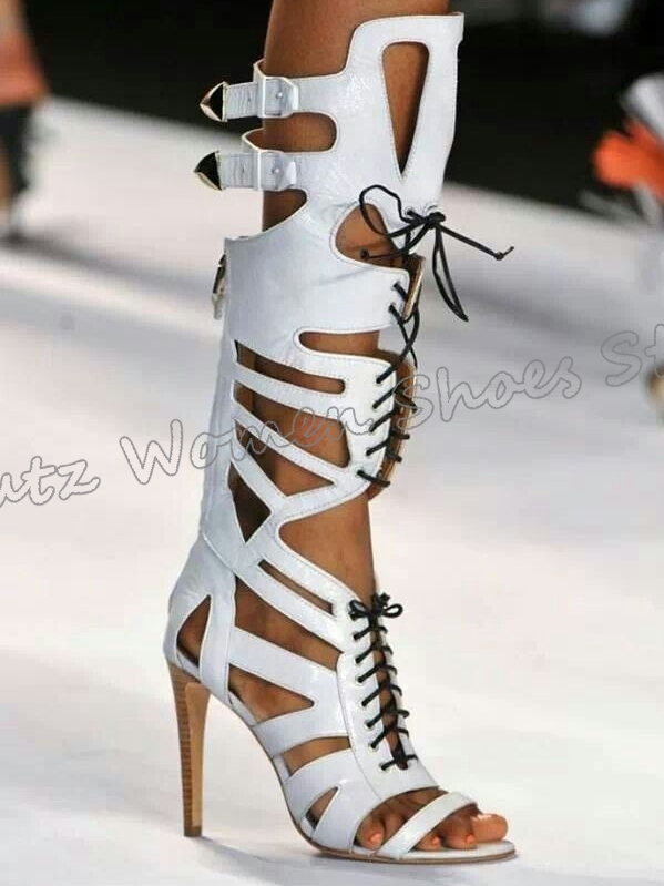 Sneaker Boot Knee High Lace-Up - مراجعة Knee High Boots Women وسعره