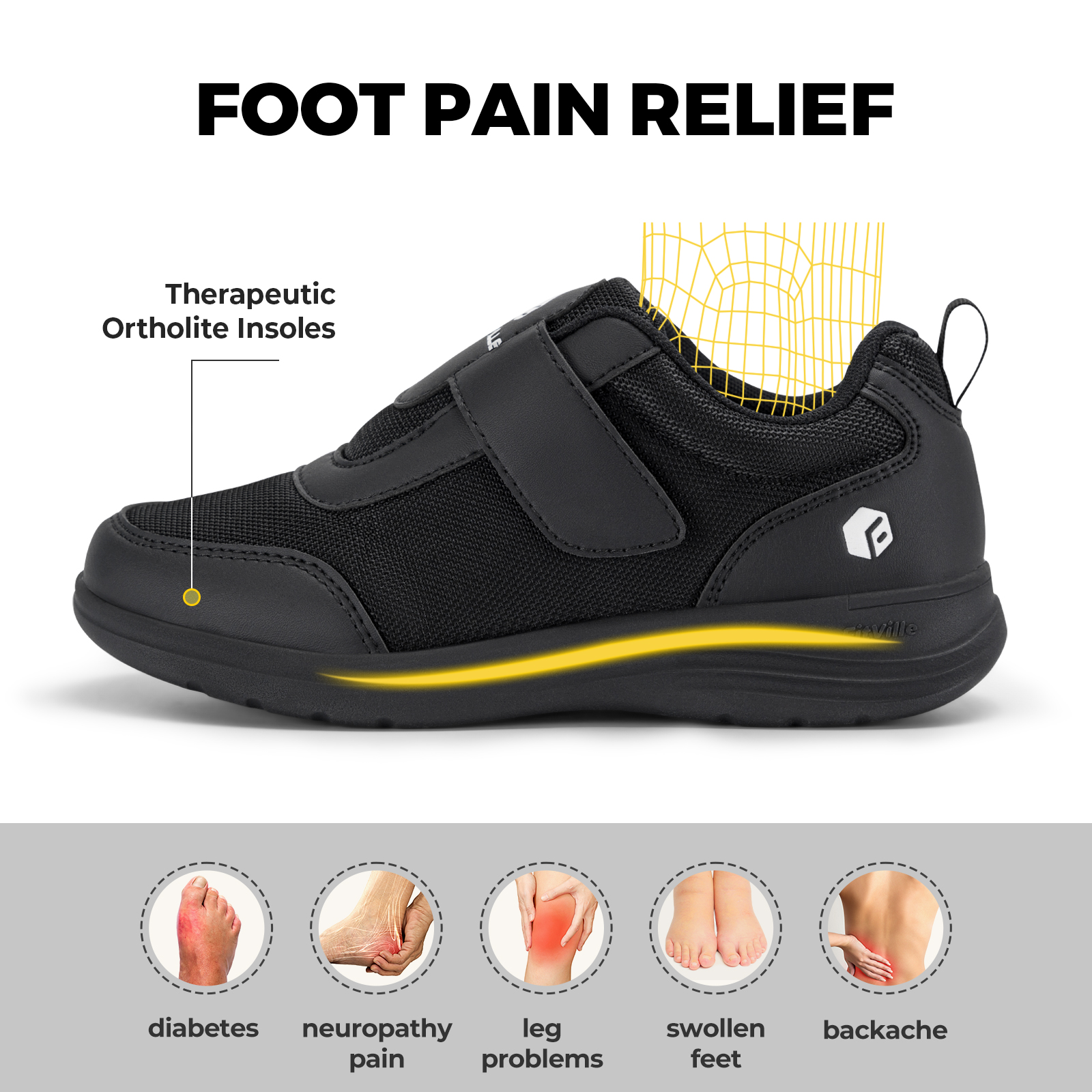 Fitville Wide Width Women's Di - مراجعة Women'S Shoes Neuropathy وسعره