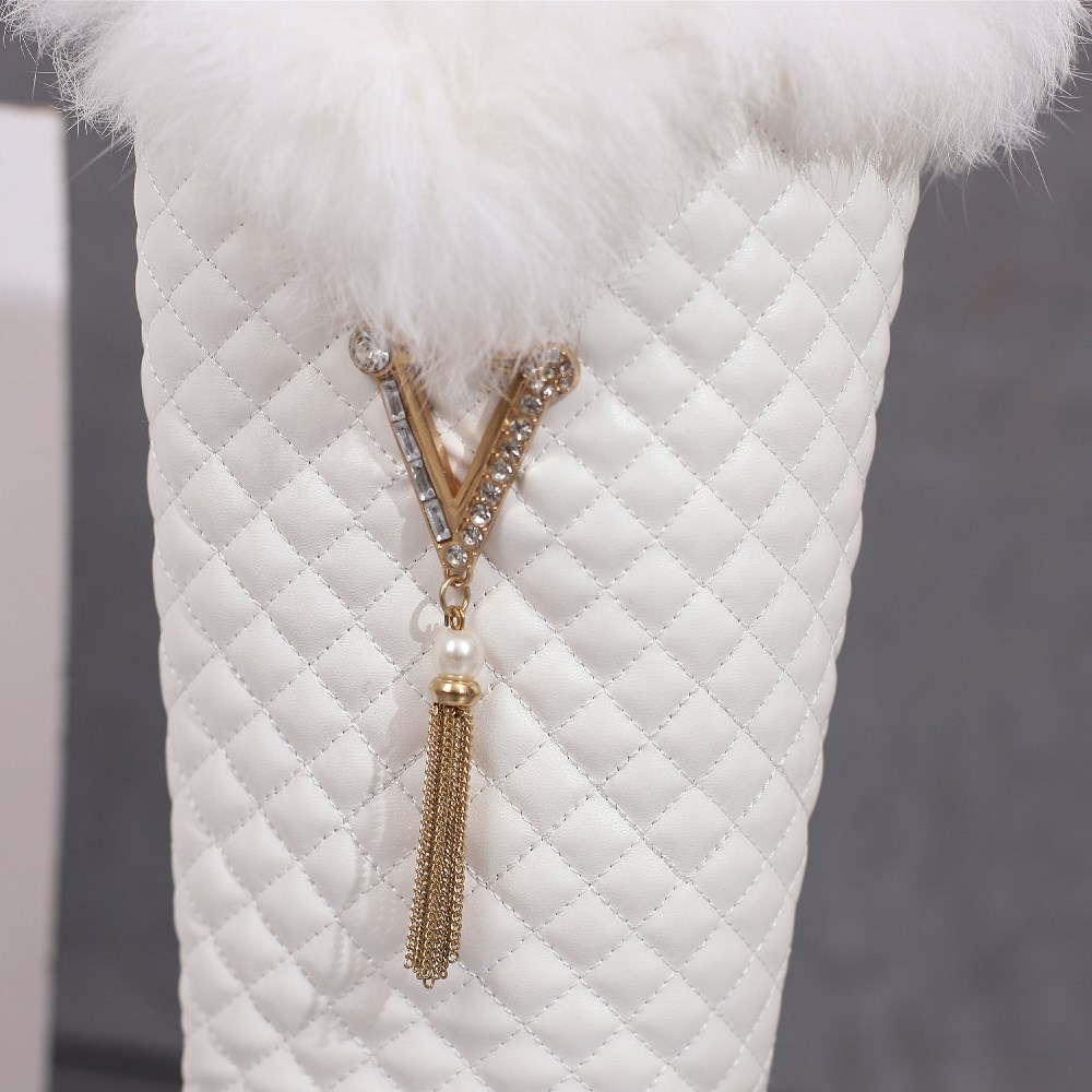 Winter Women Fur Knee High Boo - مراجعة Knee High Boots Women وسعره
