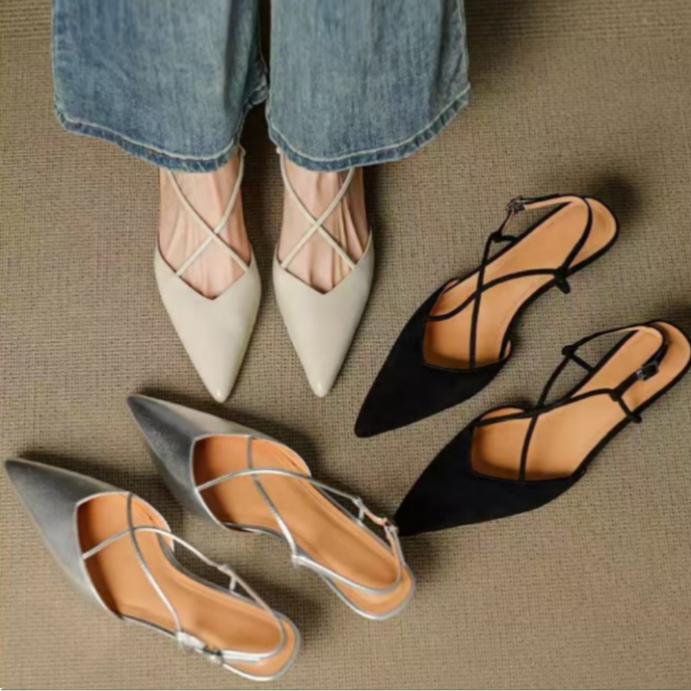2026 New Style Pointed Toe Low - مراجعة Women Shoes Mules وسعره
