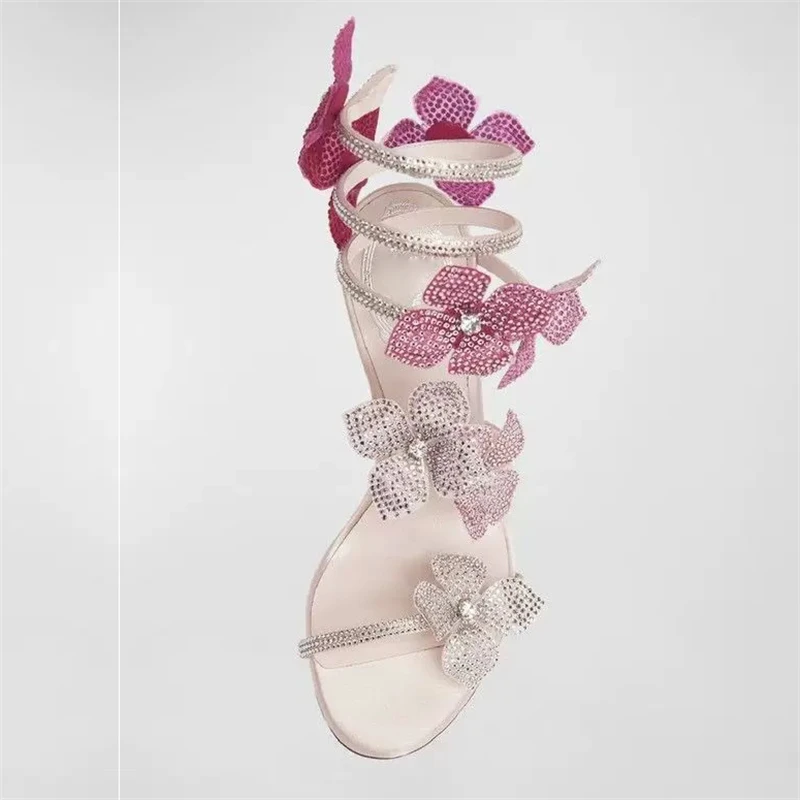 Eilyken Sexy CRYSTAL Flower Th - مراجعة Women'S Shoes Quality وسعره