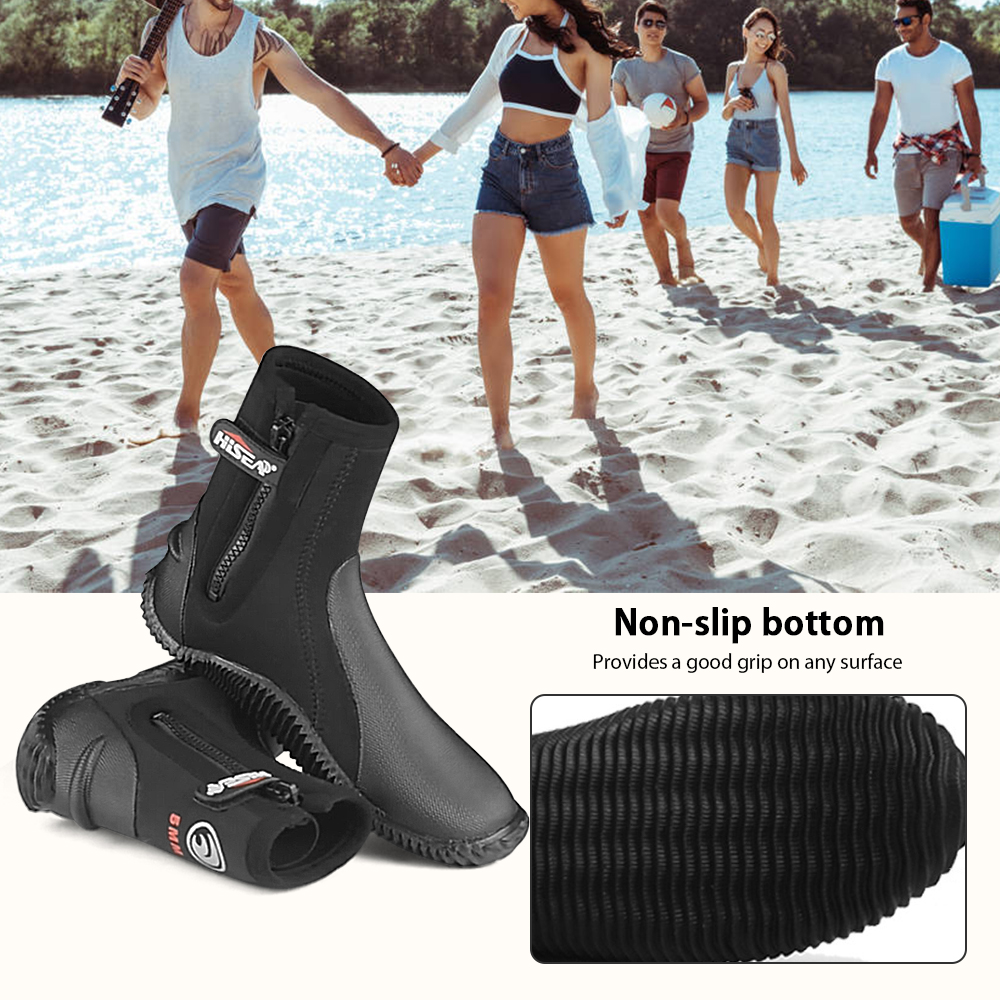 5mm Neoprene Dive Boots Wetsui - مراجعة Women'S Shoes Neuropathy وسعره