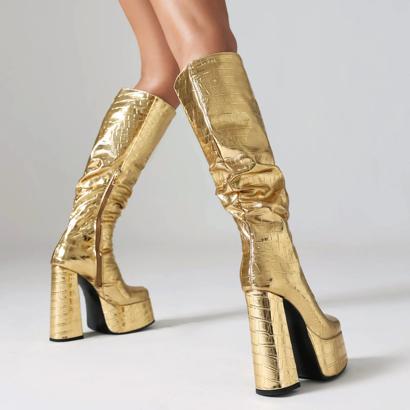 Shiny Silver Women Pleated Pla - مراجعة Women'S Shoes For Fall وسعره