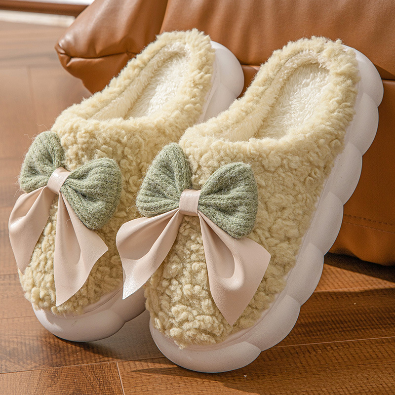 Sweet Bowknot Furry Indoor Sli - مراجعة Women'S Shoes For Fall وسعره