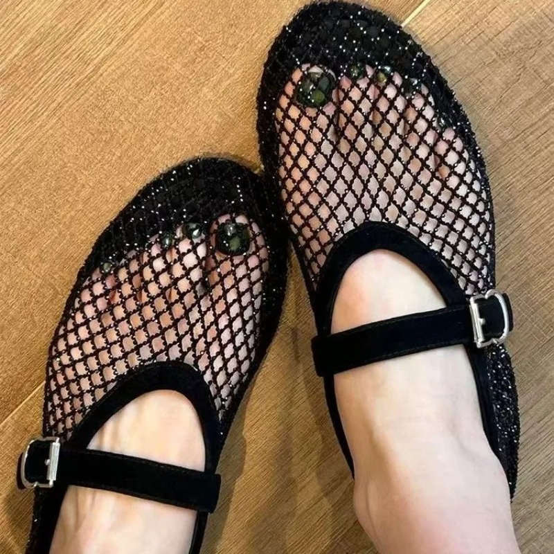 Hollow Rhinestone Baotou Sanda - مراجعة Shoes Women Pumps وسعره
