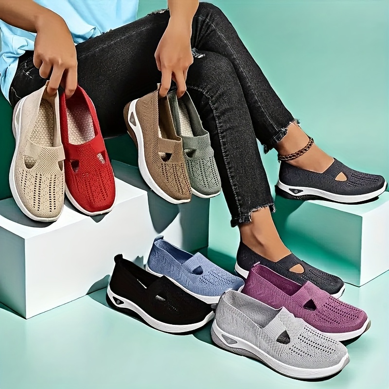 Womens Spring Summer Knit Slip - مراجعة Women'S Shoes With Arch Support وسعره