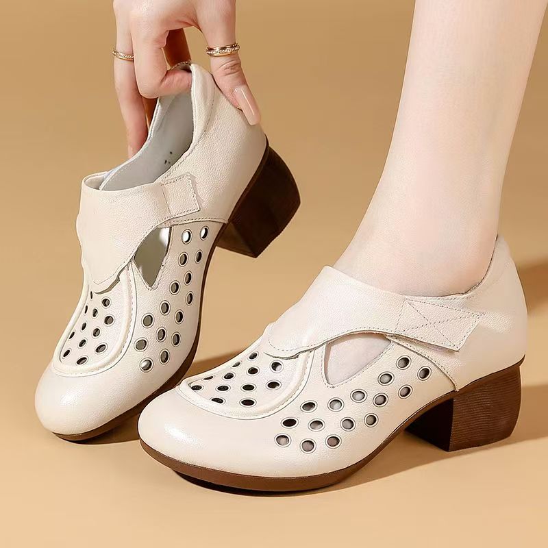 Women's Summer New Leather Hol - مراجعة Women'S Shoes Quality وسعره