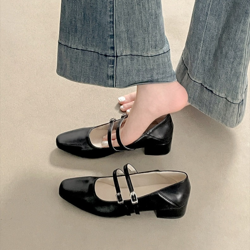 Square Toe Low Heel Women Silv - مراجعة Shoes Women Pumps وسعره