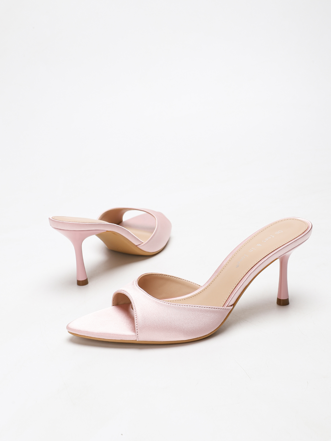 Women's Satin Pointed Toe Stil - مراجعة Women Shoes Mules وسعره