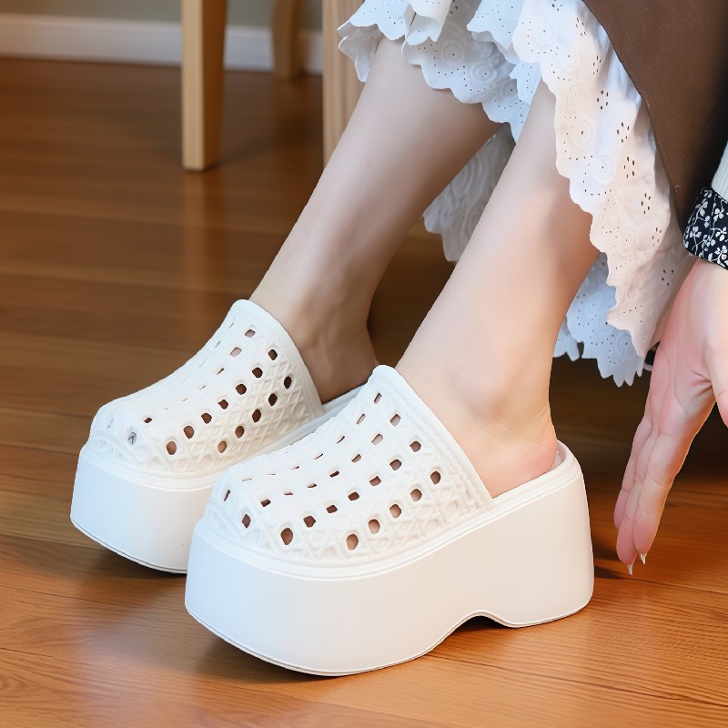 Chunky Thick Sole 7cm Platform - مراجعة Women Shoes Mules وسعره