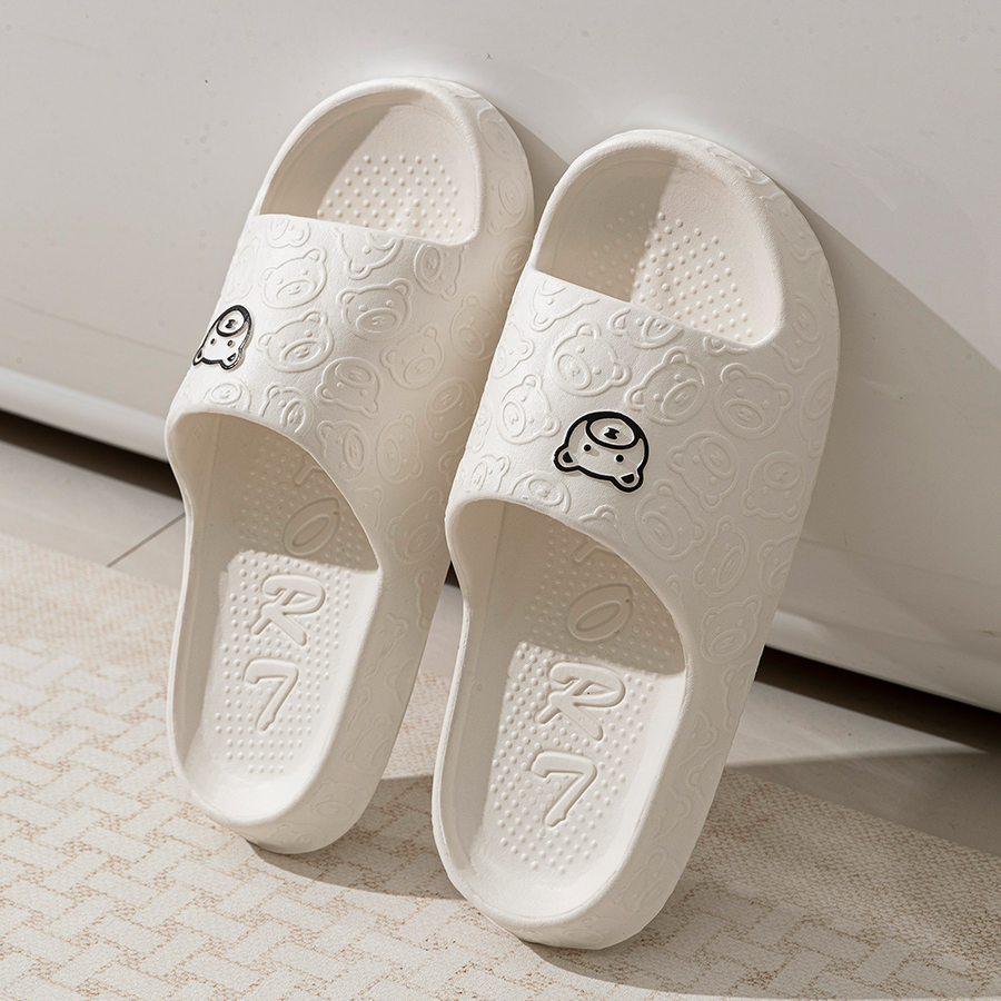 Printting Cute Bear Women Slip - مراجعة Women'S Shoes Neuropathy وسعره