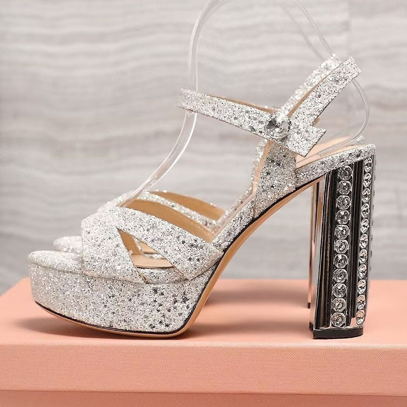 Cross Design Bling Rhinestone  - مراجعة Women Shoes Waterproof وسعره