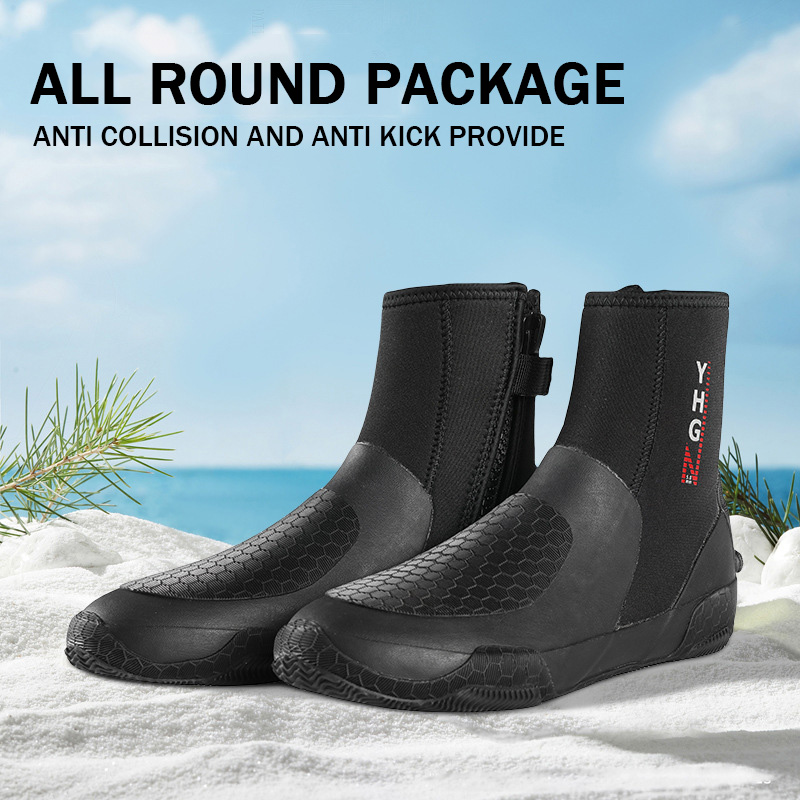 YHG 5MM High Top Diving Shoes  - مراجعة Women'S Shoes Neuropathy وسعره
