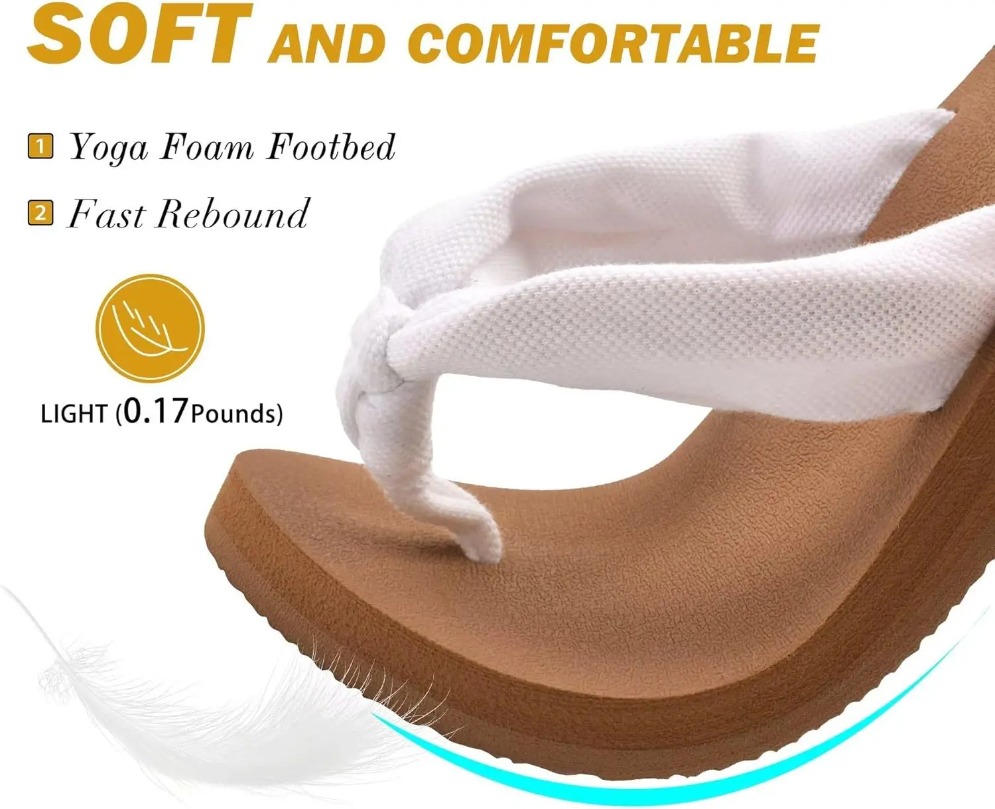 Cloud Flip Flops Women Sandals - مراجعة Women'S Shoes With Arch Support وسعره