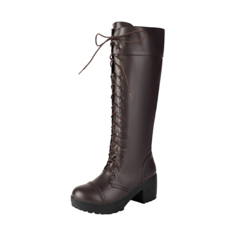 Womens Knee High Lace Up Comba - مراجعة Women'S Shoes For Fall وسعره