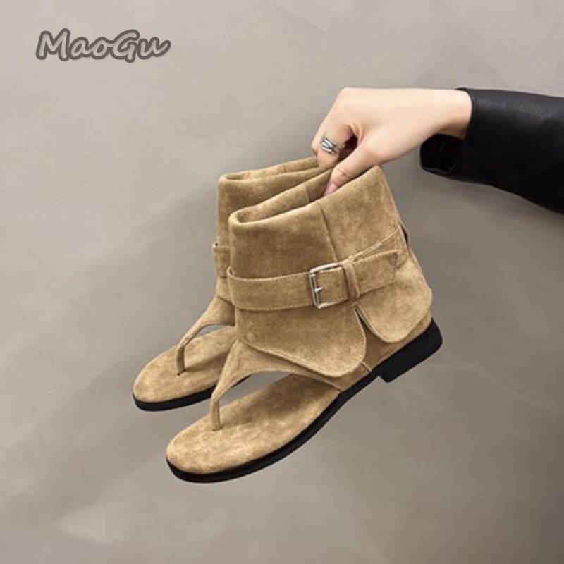 Suede Thong Women's Gladiator  - مراجعة Thong Flat Sandal وسعره