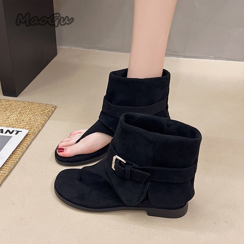 Suede Thong Women's Gladiator  - مراجعة Thong Flat Sandal وسعره