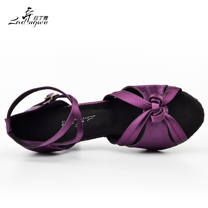 Ladingwu  Purple Ribbon Knot L - مراجعة Women'S Shoes Z وسعره