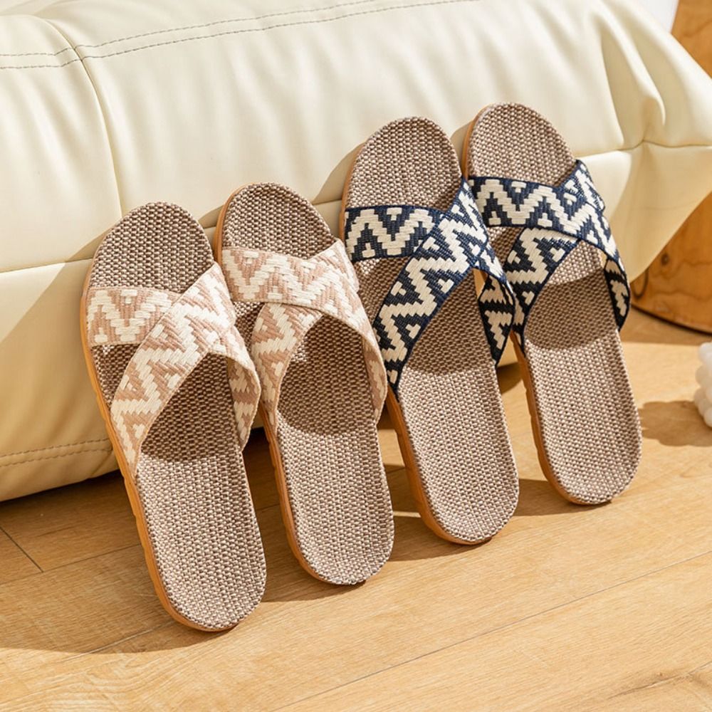 Fashion Ethnic Style Linen Cro - مراجعة Women'S Shoes Non Slip وسعره